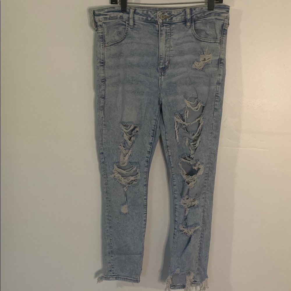 American Eagle Outfitters Light Blue Stretch Jeans